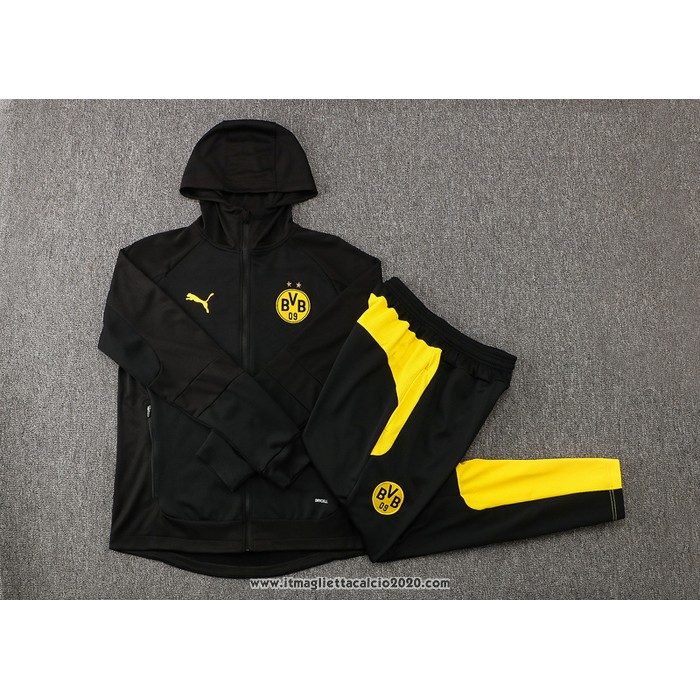 Tuta da Track con Capucha Borussia Dortmund 2021 2022 Nero